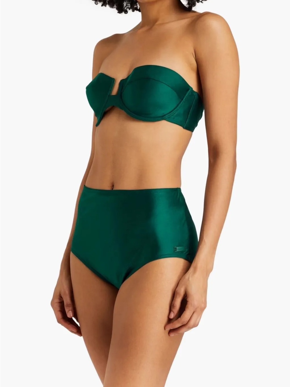 NWT Zimmerman Strapless Underwire Bandeau Bikini Set